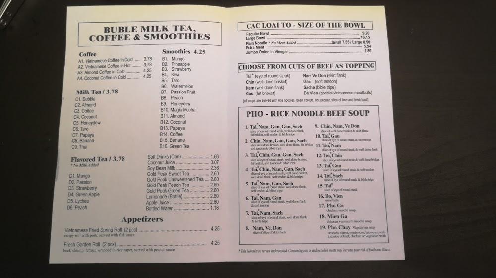Pho 88 Vietnamese Restaurant Menu image 4